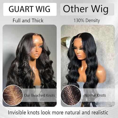 Glueless Wigs Human Hair Pre Plucked Pre Cut Body Wave 5x8 Hd Lace Closure Wigs Human Hair 180% Density Wear And Go Glueless Wigs Human Hair Pre Cut(20inch)