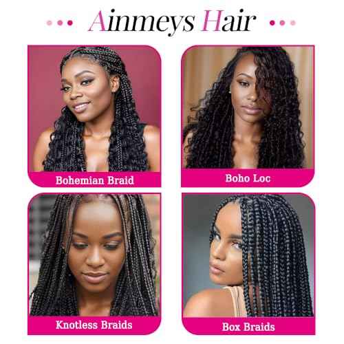 Water Wave Bulk Human Hair for Braiding #T4/P4/27 No Weft Curly Wet and Wavy 100% Unprocessed Brazilian Virgin for Boho Braids 2 Bundles/Pack (24inch 100g)