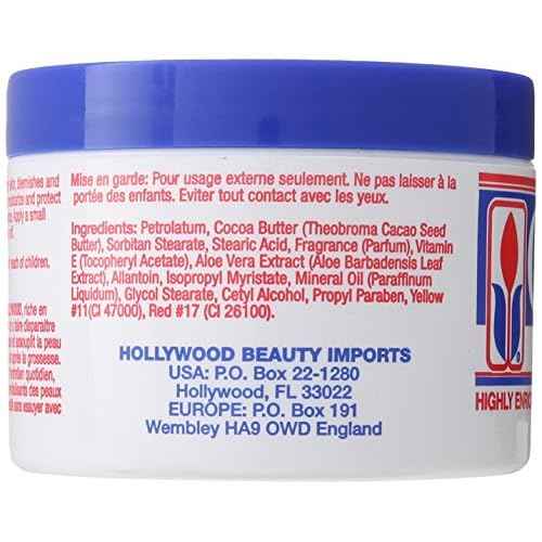 Hollywood Beauty Cocoa Butter Skin Creme 7.50 oz (Pack of 5)