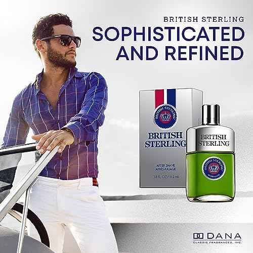 British Sterling Aftershave for Men By DANA 3.8 Oz