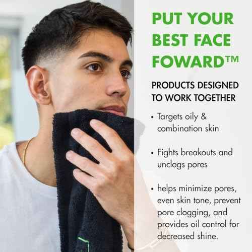 Tiege Hanley Skin Care Set for Men, Advanced Routine for Oily & Combination Skin, Level 2 System, Salicylic Acid Face Wash, Glycolic Pads, Two Moisturizers & Clay Mask, Men¡¯s Skin Care, 5 Piece Kit