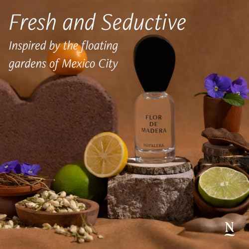 Nopalera Flor de Madera Eau de Parfum - Clean Fragrance for Women and Men - Bright Tamarind and Mexican Citrus Blend, Long-Lasting, Free From Artificial Ingredients, 50ML