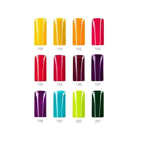 TONES Acrylic Powder Collection ? Premium Set for Nail Design, Durable Wear - Artistic Creations | Brilliant Blends ? Lustrous Coat | 12 Shades (Vibes)