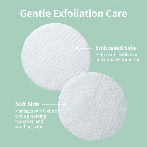 faircell Ultra Soft Cleansing Pads for Face Gentle Exfoliating Dual Texture Cotton Pads for Sensitive Skin with Vitamin C Lotus Extract Daily Makeup Remover Cotton Rounds