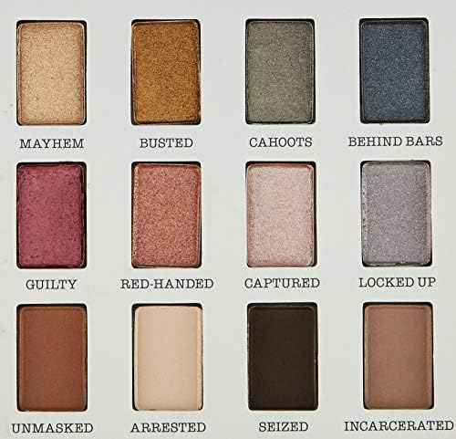 theBalm Foiled Again Eye Shadow Palette, Long-Lasting, Pigmented Matte, Supernatural Shine, Wet or Dry Formulas, Reflective Finishes, Multi-Color 0.34 oz