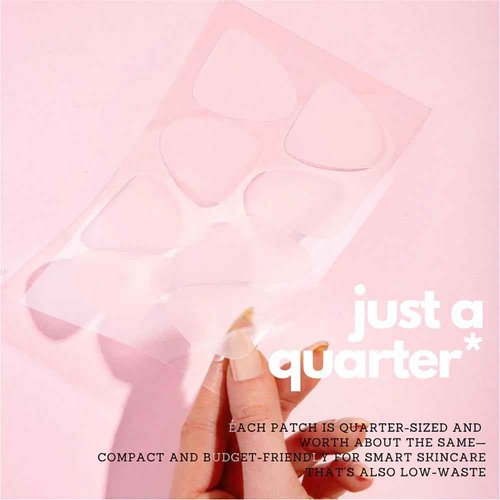 Comfordent Wrinkle Patches – 80 Triangle Tapes + 5 Reusable Silicone Face Pads Bundle