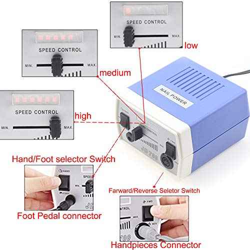 Electric Nail Drill Machine JD700 35W Nail Art Equipment Accessory Nail File Tools