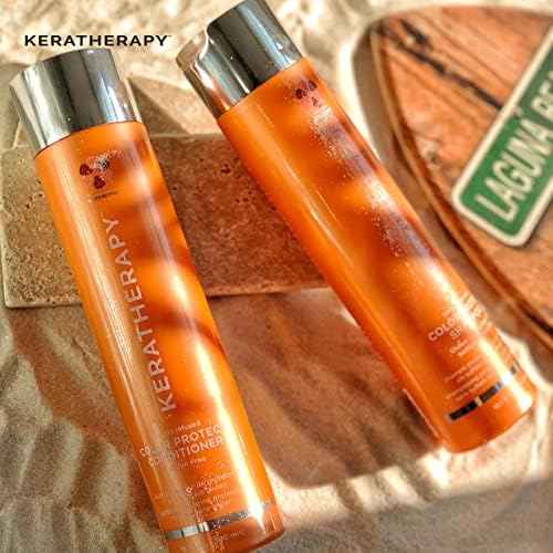 KERATHERAPY Keratin Infused Color Protect Conditioner, 33.8 fl. oz., 1000 ml - Gluten Free Color Protecting Conditioner for Color Treated Hair with Kerabond Technology, Red Raspberry Oil, Omega 3 & 6