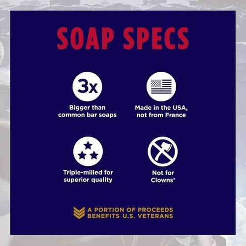 Duke Cannon Supply Co. Big Brick of Soap for Men – Naval Diplomacy, Refreshing Ocean Scent, Extra Large 10 oz Bars, 3-Pack