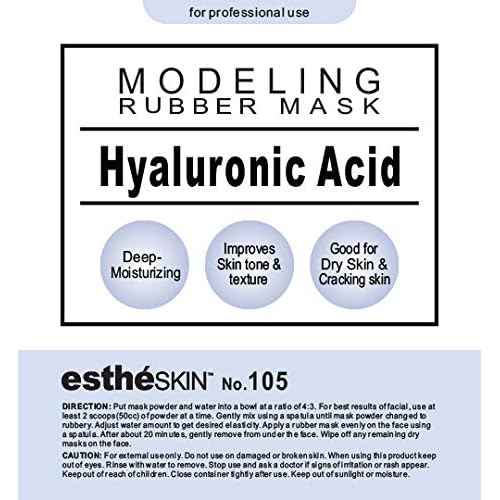 No.105 Hyaluronic Acid Modeling Mask Powder for Professional Facial Treatment, 35 Oz. (2 pack)