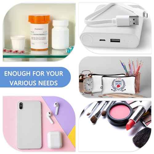 20 Pcs Hockey Gifts Inspirational Makeup Bag for Women Hockey Lovers Players Ice Gifts Bags Cosmetic Travel Pouch for Women Mom Athletics Birthday