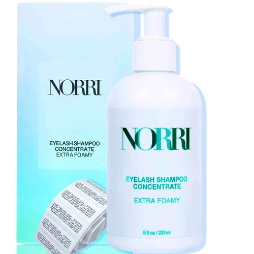 Norri Lash Shampoo Concentrate - 8oz / 237ml (1 Bottle makes 64oz) - Value Size with Labels included