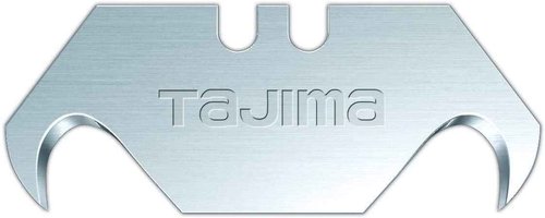 TAJIMA Utility Knives & Blades - 50-Pack Deep Hook Blades with Premium Tempered Steel & Safety Blade Dispenser - HKB-50B