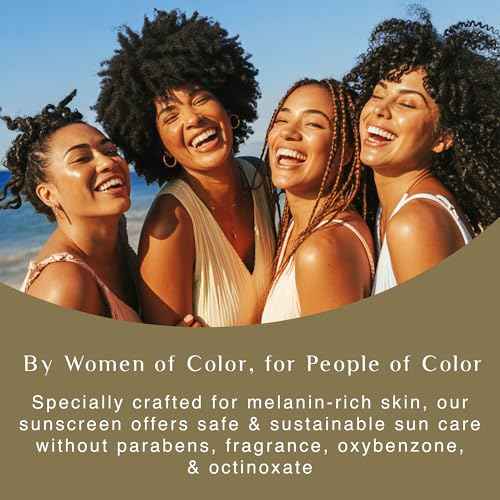 BLACK GIRL SUNSCREEN Men¡¯s Face & Body Moisturizing Sunscreen Lotion SPF 30, No White-Residue for Melanin Rich Skin, Infused with Licorice Root & Hops Extract, Fragrance Free (3 Fl. Oz.)