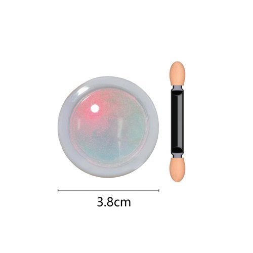 Orange Pearl Chrome Nail Powder Nail Art Glitter,Metallic Iridescent Chrome Nail Powder for Nails,Chrome Powder for Gel Polish