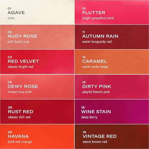 Melixir Vegan Lip Butter (12 Colors), Hydrating Tinted Lip Balm Stick, Bee-Free, Petrolatum-Free, Plant-Based, Moisturizes Dry & Chapped Lips With Shea Butter, Sheer, Natural Finish - #11 Autumn Rain