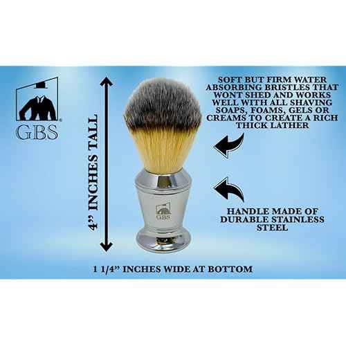 GENTS Men's Grooming Shaving Kit - Butterfly DE Safety Razor, Badger Bristles Brush, Chrome Shaving Soap Bowl, Shaving Soap, Brush and Razor Stand With 10 DE Blades