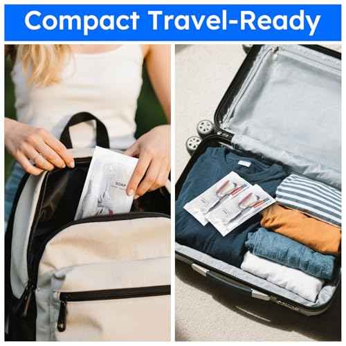 Travel Toothbrush Kit, Hygiene Kit Comes in A Double Sealed Individual Package, Personal Hygiene Kit for Hotel, Camping, Home and Travel (50 Set)