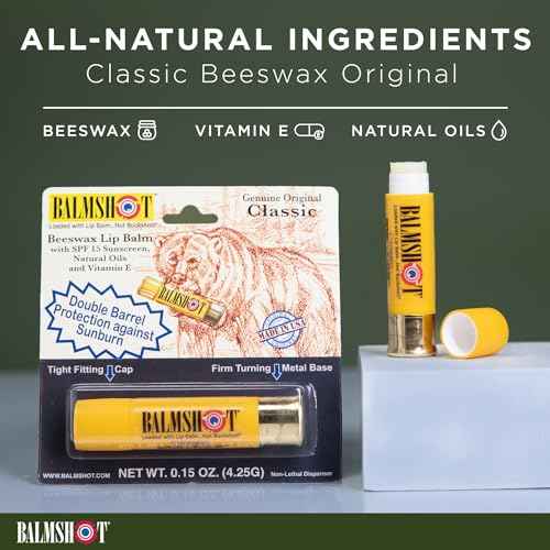 BALMSHOT Lip Balm 4 Pack (Classic)