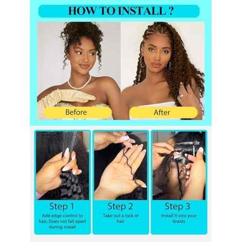 12A P4/30 Dark and Light Brown Human Braiding Hair for Boho Braids 5 Bundles 24 Inch 160g Deep Wave Braiding Hair for Bohemian Knotless Braids 100% Unprocessed Virgin Bulk Hair Extensions No Weft
