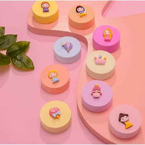 Princess Bath Bombs Luxury Fizzy Organic Natural Bath Bomb Gift Set Bubbling, 1 Count (Pack of 9), Variety