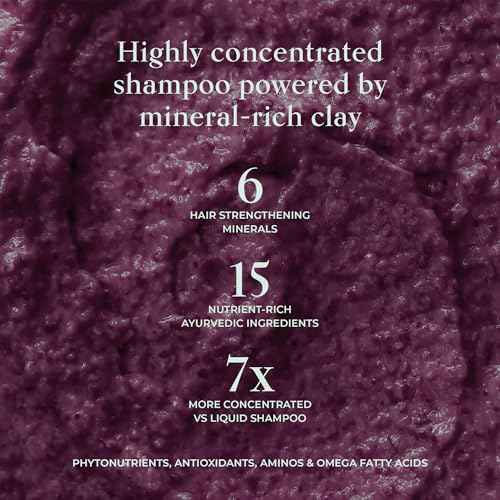 SHAZ & KIKS Balancing Clay Scrub Shampoo | Gently Exfoliate, Clarify & Detoxify Scalp | Reduce Hair Shedding & Product Buildup | Indian Clay and Hibiscus | Color-Safe, Sulfate-Free, Natural | 90ml