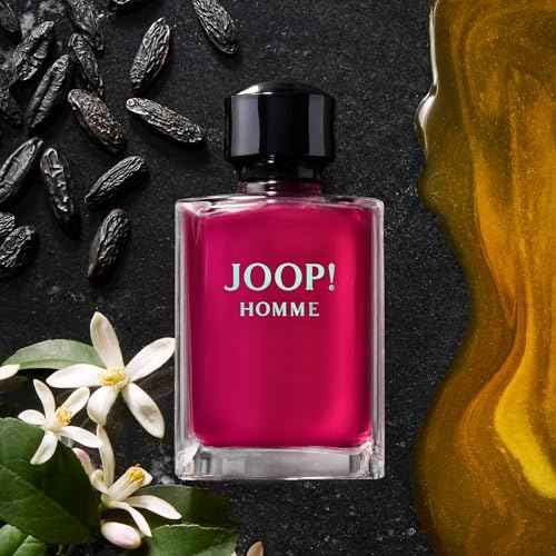 Joop! Homme Eau de Toilette ? Ambery Men's Cologne ? With Notes of Cinnamon, Jasmine, Vanilla & Sandalwood ? Luxury Perfumes for Men ? Long Lasting Fragrance