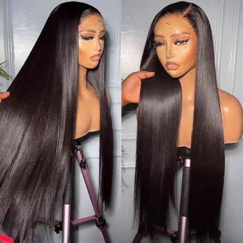 13x6 HD Lace Front Wigs Human Hair Straight Brazilian Virgin Human Hair Lace Front Wigs 180% Density 22 Inch HD Transparent Lace Front Wigs for Women