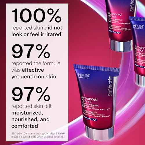 StriVectin Advanced Retinol Discovery Kit with Retinol Night Moisturizer, 1 oz, Multi Correct Eye Cream 0.5 oz, 2 Piece Kit for Wrinkles and Fine Lines