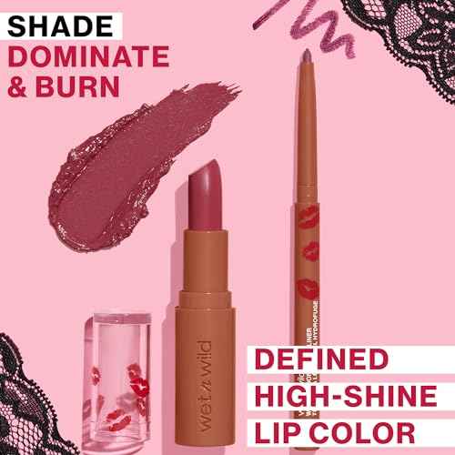 wet n wild Date Or Dominate Lipstick & Liner Set - Dominate And Burn