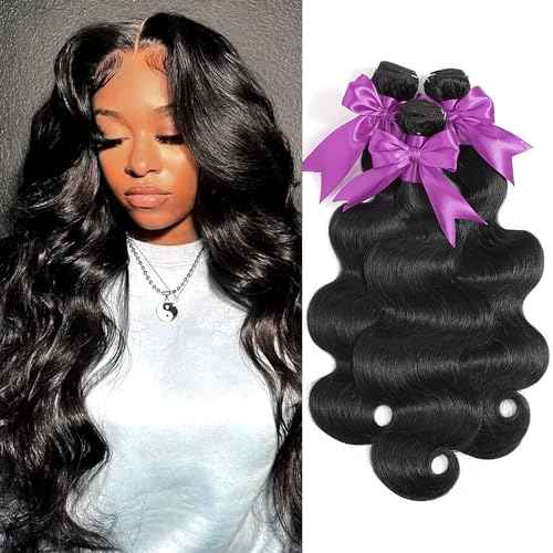 12A Human Hair Bundles 24 24 24 Inch Body Wave Bundles Human Hair 100% Unprocessed Brazilian Virgin Weave 3 Bundles Deals
