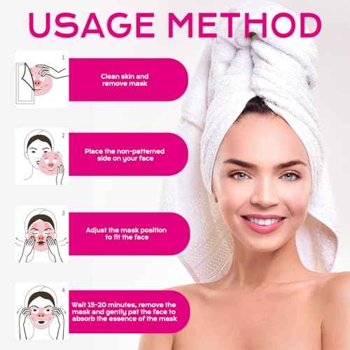 7PCS Kids Face Mask Set Spa Treatment Facial Mask for Kids, Moisturizing Spa Party Facial Mask Skincare Set