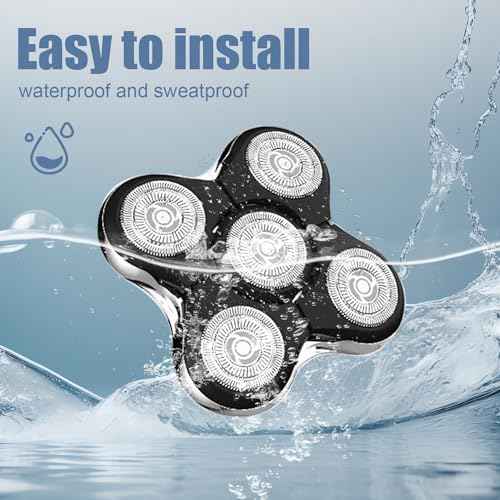 Balder Pro Shaver Peplacement Heads for Remington Balder Pro Head Shaver Model XR7000/XR1500/XR1501 Electric Shaving for Bald Men,4 Pack