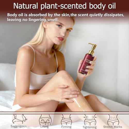 Body Firming Oil Glow-Remedy body oil for women,Body Oil After Shower Tightening&Hydrating Treatment for Arms,Legs,Stomach&Body,Natural Firming Oil for Dry Skin,Non-Greasy Body Serum-(4.06 Fl. Oz)