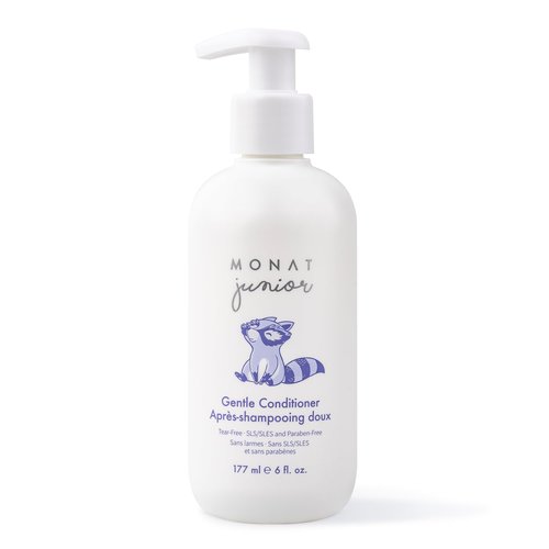 MONAT Junior Gentle Conditioner - A safe and gentle Anti Frizz Hair Conditioner for children that rinses out quickly. All Natural Tear-free, Sulfate & Paraben-free - Net Wt. 177 ml e / 6 fl. Oz.