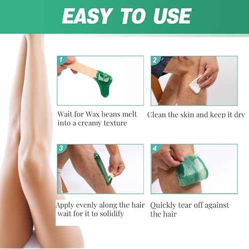 3lb Hard Wax Beads Bulk, Commercial Salon Quality Hypoallergenic Waxing Bead, Unscented Sensitive Skin Stripless Wax Pellets, Coarse & Fine Hair Removal Refill for Body, Bikini Line, Underarm, Legs