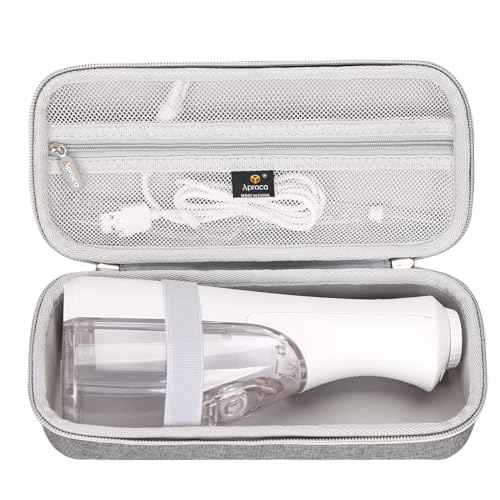 Aproca Grey Hard Travel Storage Case, compatible with Waterpik WF-02 Cordless Water Flosser and Accessories