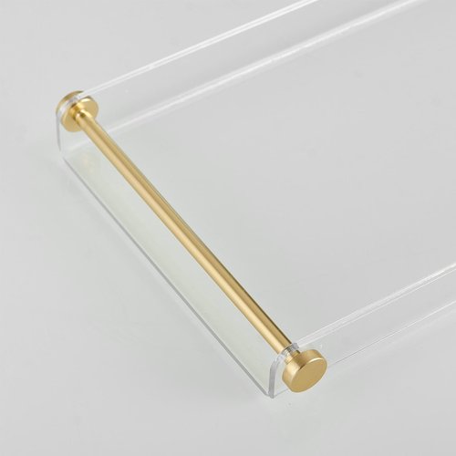 Acrylic Bathtub Tray, NEWRAIN Clear Bath Caddy Tub Table,Unique House Warming Gifts, New Home, Anniversary and Wedding Gifts for Couple, Bathroom Accessories for Spa or Reading Lite Style ﻿
