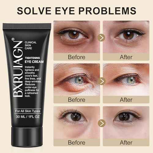 Instant Eye Tightener - Quickly Reduces Dark Circles, Eye Bags, Puffiness and wrinkles, Locks in Moisture