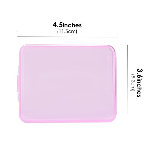 Adorila 6 Pack Travel Cotton Swab Qtip Holder, Portable Hair Tie Organizer with Lid, Flosser Dispenser, Lightweight Storage Organizer for Bathroom Vanity Countertop