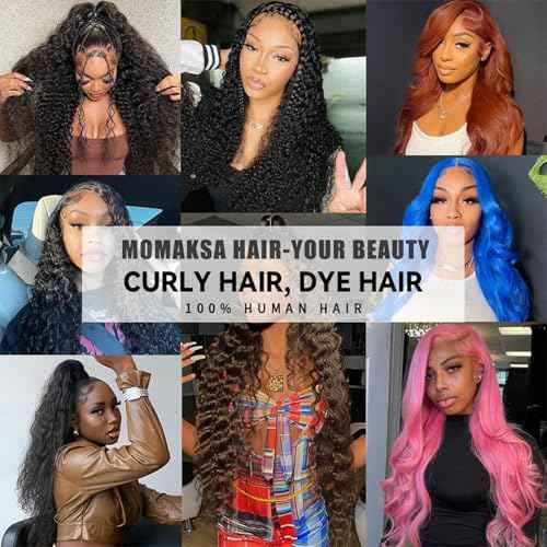 13x4 Deep Wave Lace Front Wigs Human Hair Wig for Women 200 Density HD Transparent Lace Frontal Wigs Human Hair 26 Inch Deep Wave Frontal Wig Glueless Deep Wave Wig Pre Plucked Curly Wigs for Women