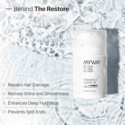 My Way Hair DNA Leave-In Conditioner ? Deeply Nourishing Treatment for Damage Reversal, Shine Revival, and Smoothness ? Paraben, Phthalate, Sulfate, and Cruelty-Free Hair Care (1.7 oz)