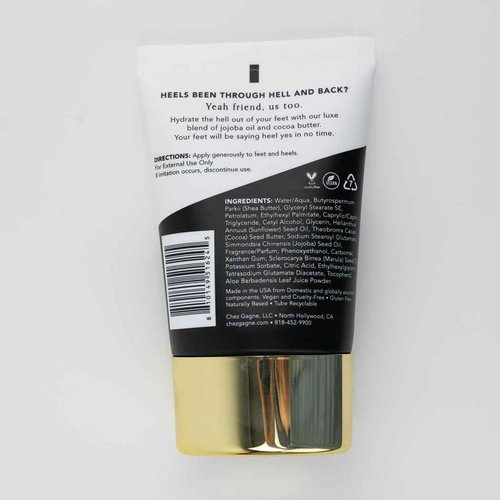 Intensely Moisturizing Vegan Foot Cream (3.4oz) Jojoba Oil Cocoa Butter- Non-Greasy, Fast-Absorbing, Made In US - Oh Heel No, Toe Up - Lavender, Sea Salt Citrus Neroli (3.4, Sea Salt Citrus Neroli)