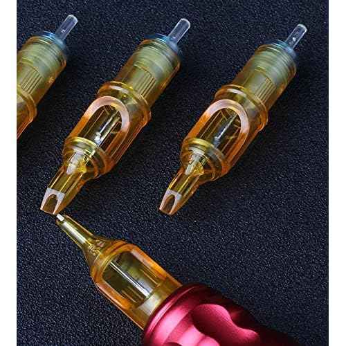 Pirate Face Tattoo (100) Mixed Assorted Disposable Tattoo Needle Cartridge 100 Pcs RL, RS, M1 by Pirate Face Tattoo