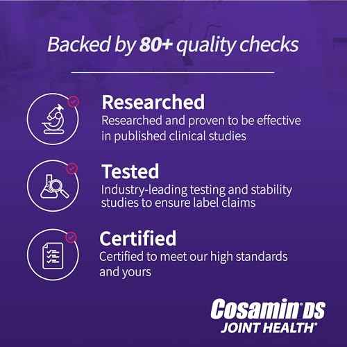 Nutramax Laboratories Cosamin® DS Joint Health Supplement with Glucosamine & Chondroitin for Adult Men & Women, Joint Supplement, 150 Caplets