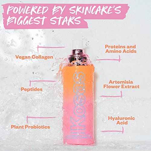 Kosas Plump and Juicy Vegan Collagen Spray - On Serum, Made in USA - Visibly Firms, Soothes, and Hydrates the Skin - 3.38 Oz