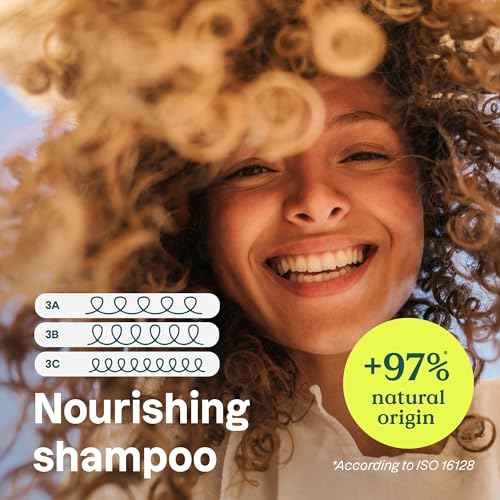 ATTITUDE Nourishing Shampoo for Curly Hair 3a ? 3c with Moringa Oil, Vegan, Naturally Derived Ingredients, Provides Lightweight Moisture, 16 Fl Oz (Pack of 6)