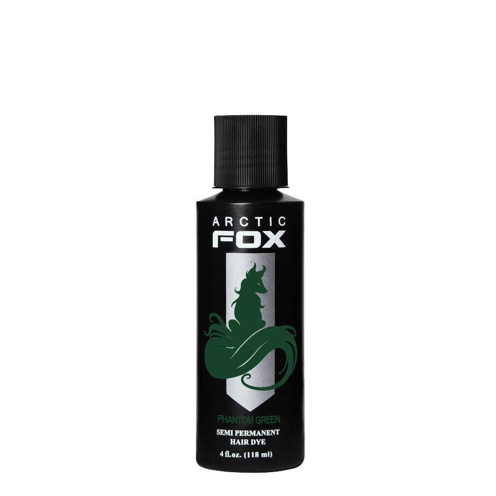 ARCTIC FOX Vegan and Cruelty-Free Semi-Permanent Hair Color Dye (4 Fl Oz, PHANTOM GREEN)