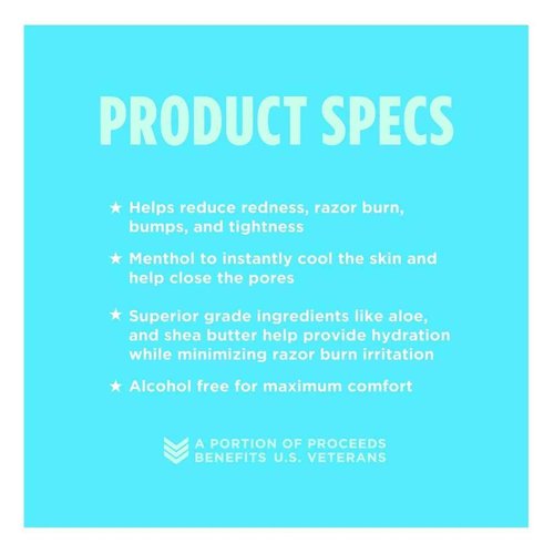 Duke Cannon Supply Co. - Ice Cold Cooling Effect After-Shave Balm, (6 oz) Closes Pores and Soothes Skins to Prevent Irritation - Sandalwood (2 Pack)