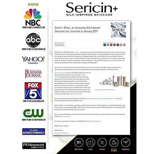 Sericin Plus Deluxe Facial Cleanser - Gentle Cleanser Removes Impurities, Toxins, Dirt, and Excess Oil with Anti-ageing Silk Enriched Protein that Nourishes, Hydrates, Moisturizes Skin SN3 (3.4 oz)